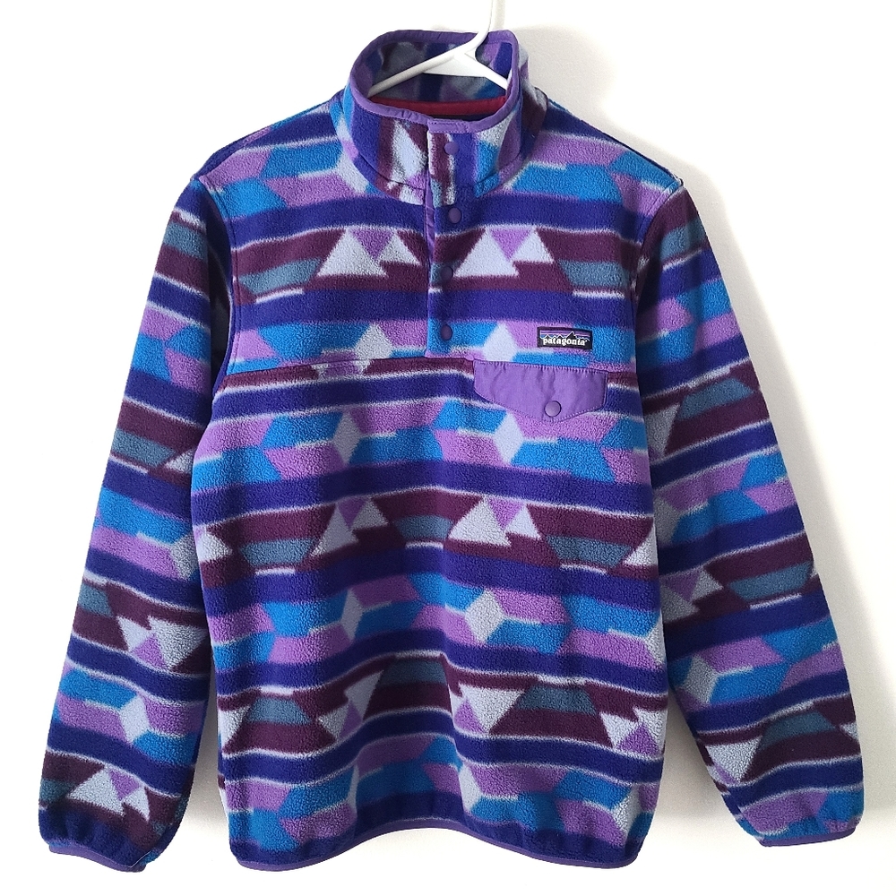 Patagonia Synchilla Aztec Fleece Pullover Jacket